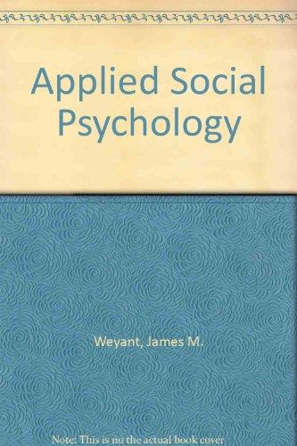 Book Applied Social Psychology free