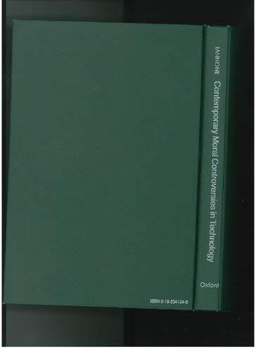 Book Contemporary Moral Controversies In Technology free
