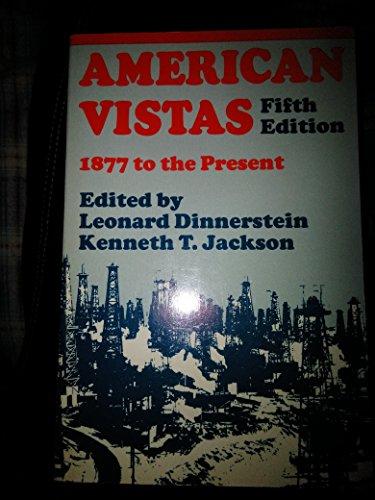 Book American Vistas: Volume II: 1877 to the Present free