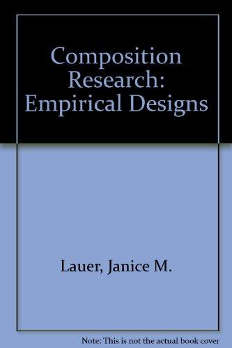 Book Composition Research: Empirical Designs free