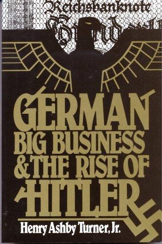 Book German Big Business and the Rise of Hitler free