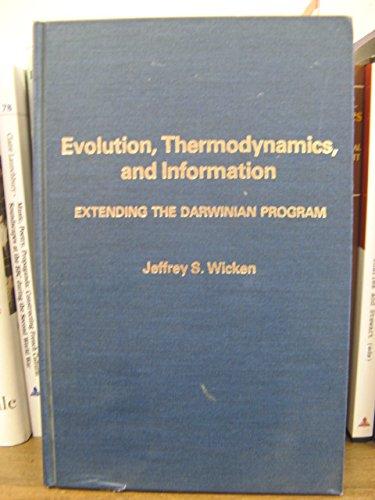 Book Evolution, Thermodynamics, and Information: Extending the Darwinian Program free