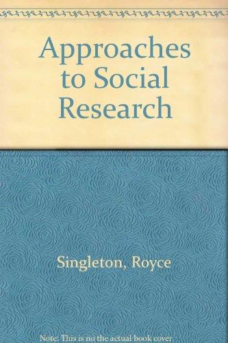 Book Approaches to Social Research free