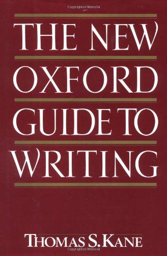 Book The New Oxford Guide to Writing free