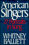 Book American Singers: Twenty-seven Portraits in Song free