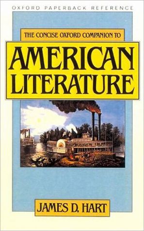 Book The Concise Oxford Companion to American Literature (Oxford Paperback Reference) free