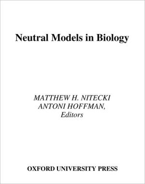 Book Neutral Models in Biology free
