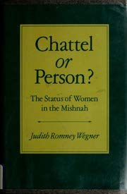 Book Chattel or Person?: The Status of Women in the Mishnah free