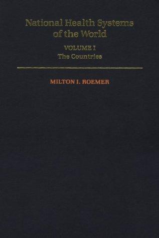 Book National Health Systems of the World: Volume I: Countries free