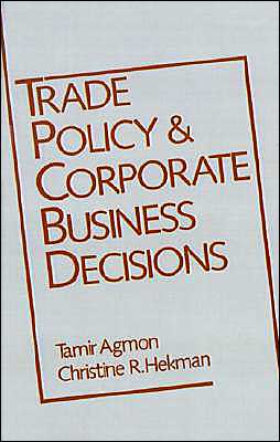 Book Trade Policy And Corporate Business Decisions free