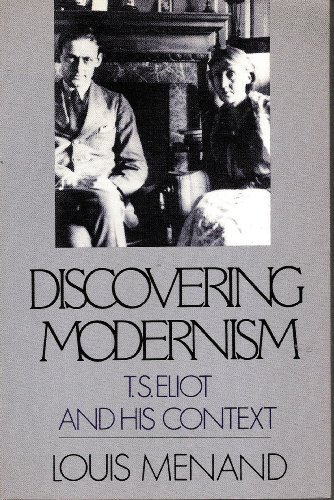 Book Discovering Modernism: T.S. Eliot and His Context free