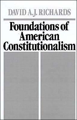 Book Foundations of American Constitutionalism free