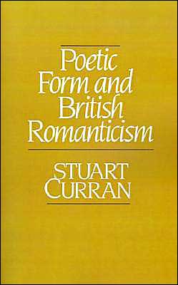 Book Poetic Form and British Romanticism free