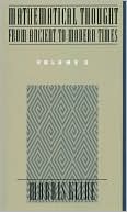 Book Mathematical Thought from Ancient to Modern Times, Vol. 3 free