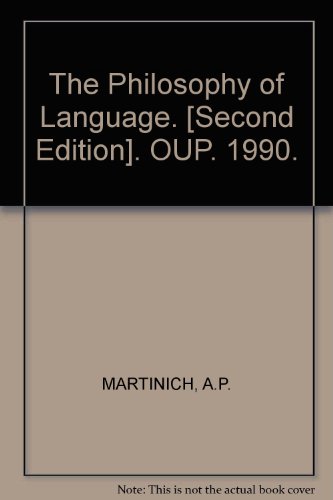 Book The Philosophy of Language free