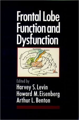 Book Frontal Lobe Function and Dysfunction free