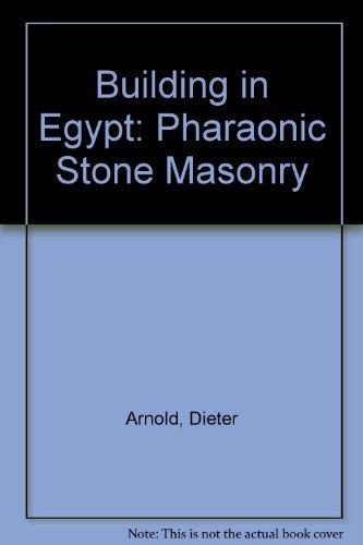 Book Building in Egypt: Pharaonic Stone Masonry free