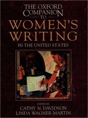 Book The Oxford Companion to Women's Writing in the United States free