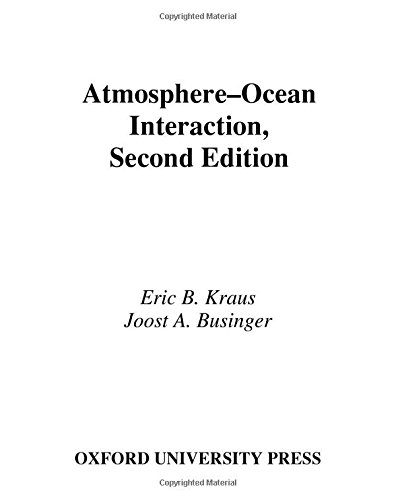 Book Atmosphere-Ocean Interaction (Oxford Monographs on Geology and Geophysics) free