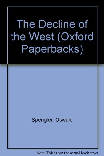 Book The Decline of the West (Oxford Paperbacks) free