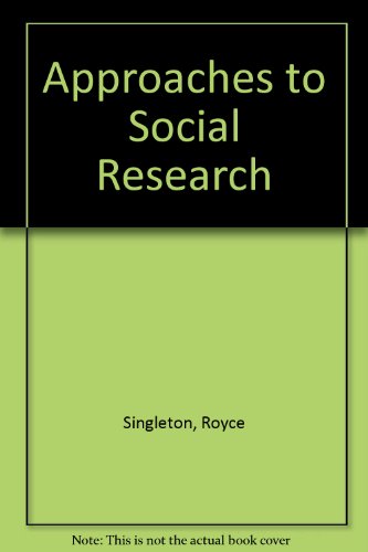 Book Approaches to Social Research free