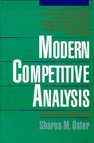 Book Modern Competitive Analysis free