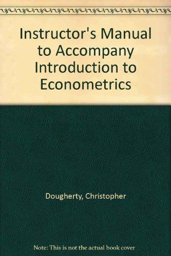 Book Introduction to Econometrics Instructors Manual free
