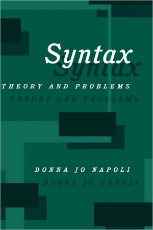 Book Syntax: Theory and Problems free