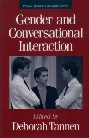 Book Gender and Conversational Interaction (Oxford Studies in Sociolinguistics) free