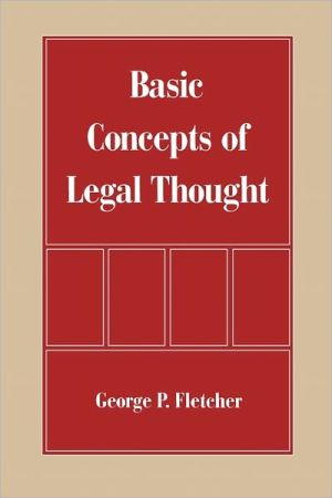 Book Basic Concepts of Legal Thought free