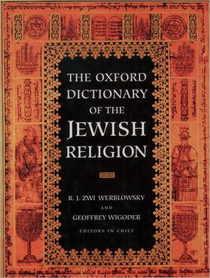 Book The Oxford Dictionary of the Jewish Religion free