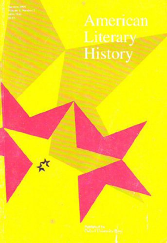 Book American Literary History: Volume 6: No. 2 free