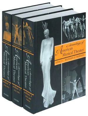 Book A Chronology of American Musical Theater (3 Volumes) free