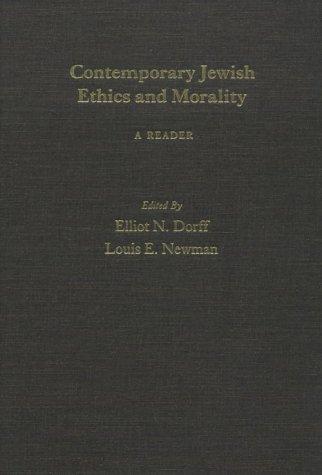 Book Contemporary Jewish Ethics And Morality: A Reader free