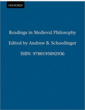 Book Readings in Medieval Philosophy free