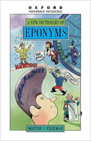 Book A New Dictionary of Eponyms free