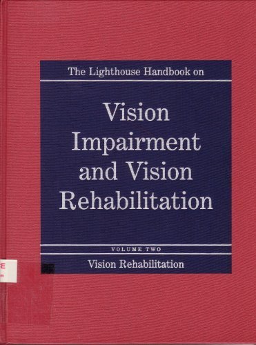 Book Vision Impairment and Vision Rehabilitation, Vol 2 only , hc , 2000 free
