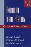 Book American Legal History: Cases and Materials free
