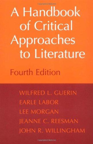 Book A Handbook of Critical Approaches to Literature free