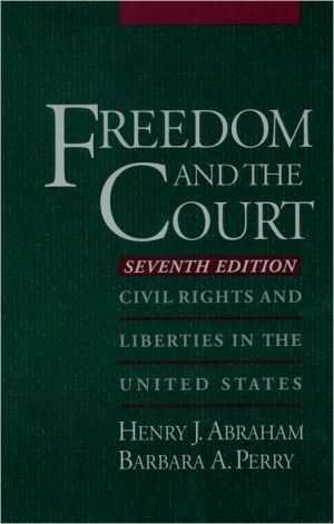 Book Freedom and the Court: Civil Rights and Liberties in the United States free