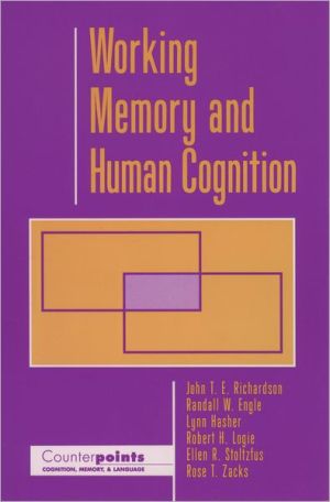 Book Working Memory and Human Cognition (Counterpoints: Cognition, Memory, and Language) free