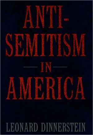 Book Anti-Semitism in America free