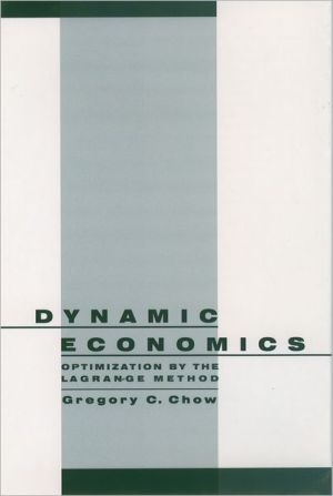 Book Dynamic Economics: Optimization by the Lagrange Method free