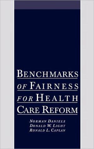 Book Benchmarks of Fairness for Health Care Reform free