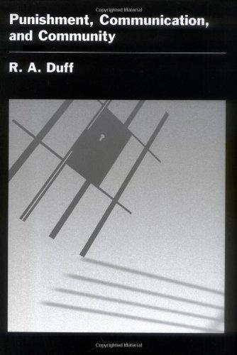 Book Punishment, Communication, and Community (Studies in Crime and Public Policy) free
