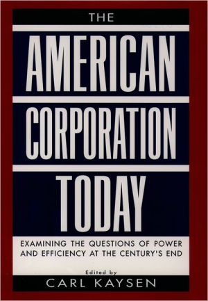 Book The American Corporation Today free