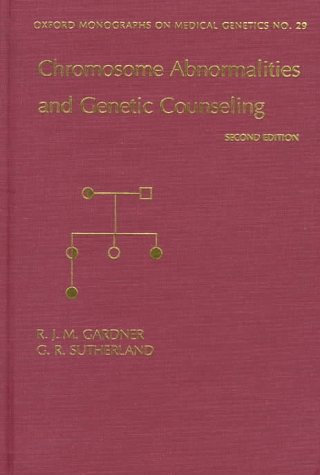 Book Chromosome Abnormalities and Genetic Counseling (Oxford Monographs on Medical Genetics) free