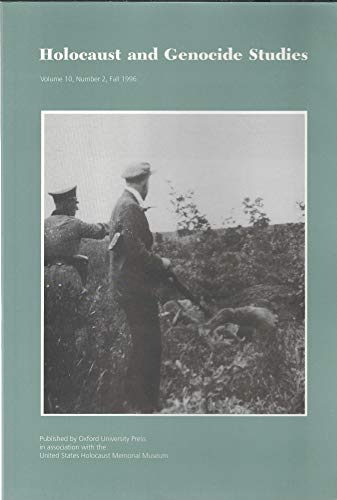 Book Holocaust and Genocide Studies: Volume 10: No. 1 free