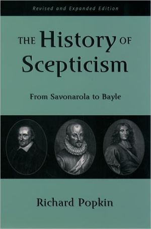 Book The History of Scepticism: From Savonarola to Bayle free