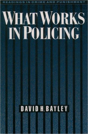 Book What Works in Policing (Readings in Crime and Punishment) free